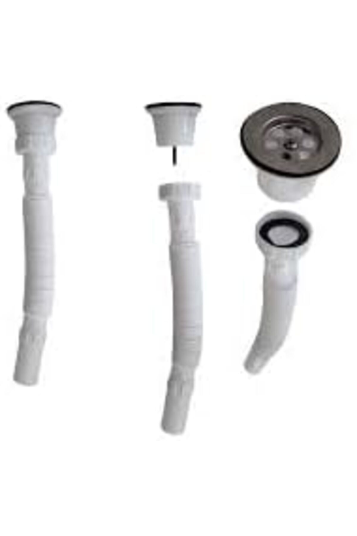 LuxShoping YAPI Körüklü Lavabo Sifonu Rekorlu adaptör conta hediy