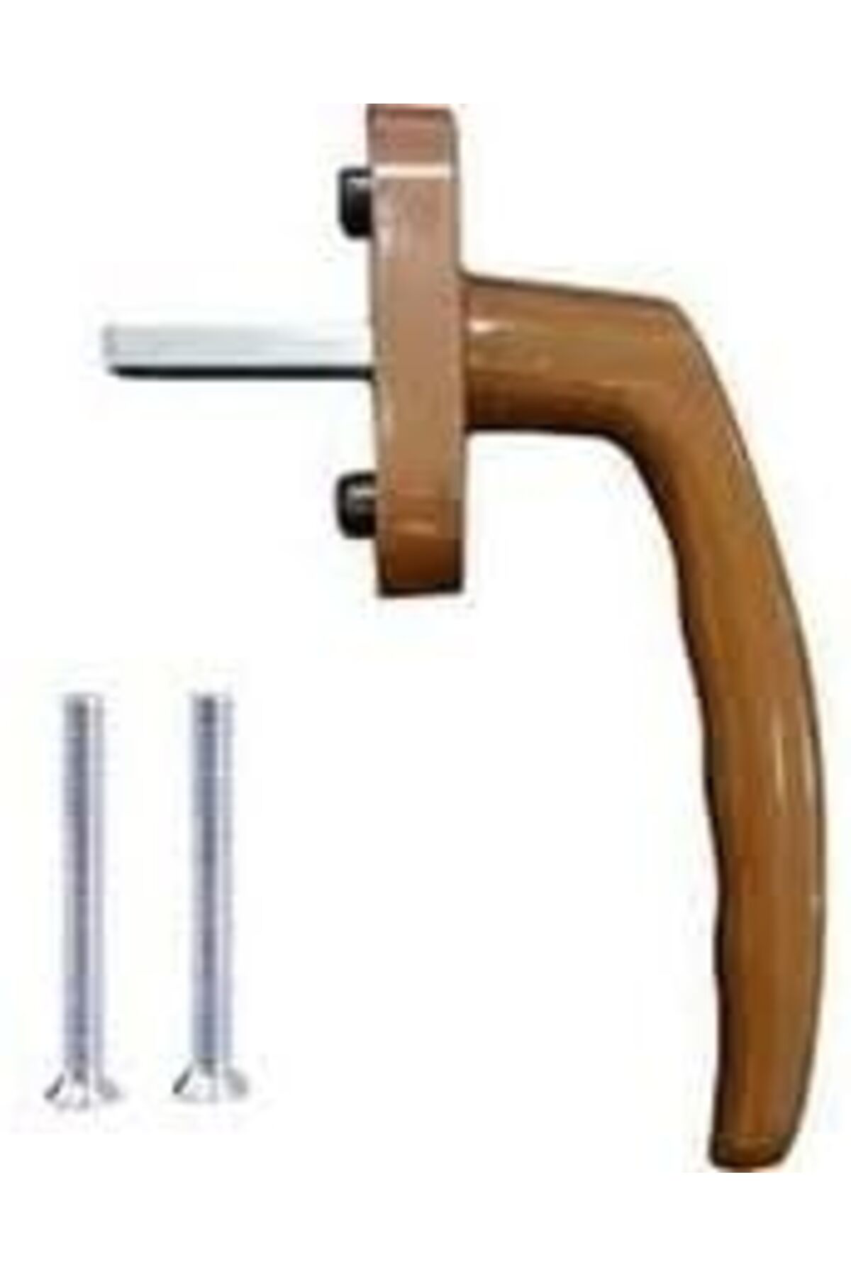 LuxShoping YAPI Pvc pencere ve kapı kolu altınmeşe (açık kahve) 2