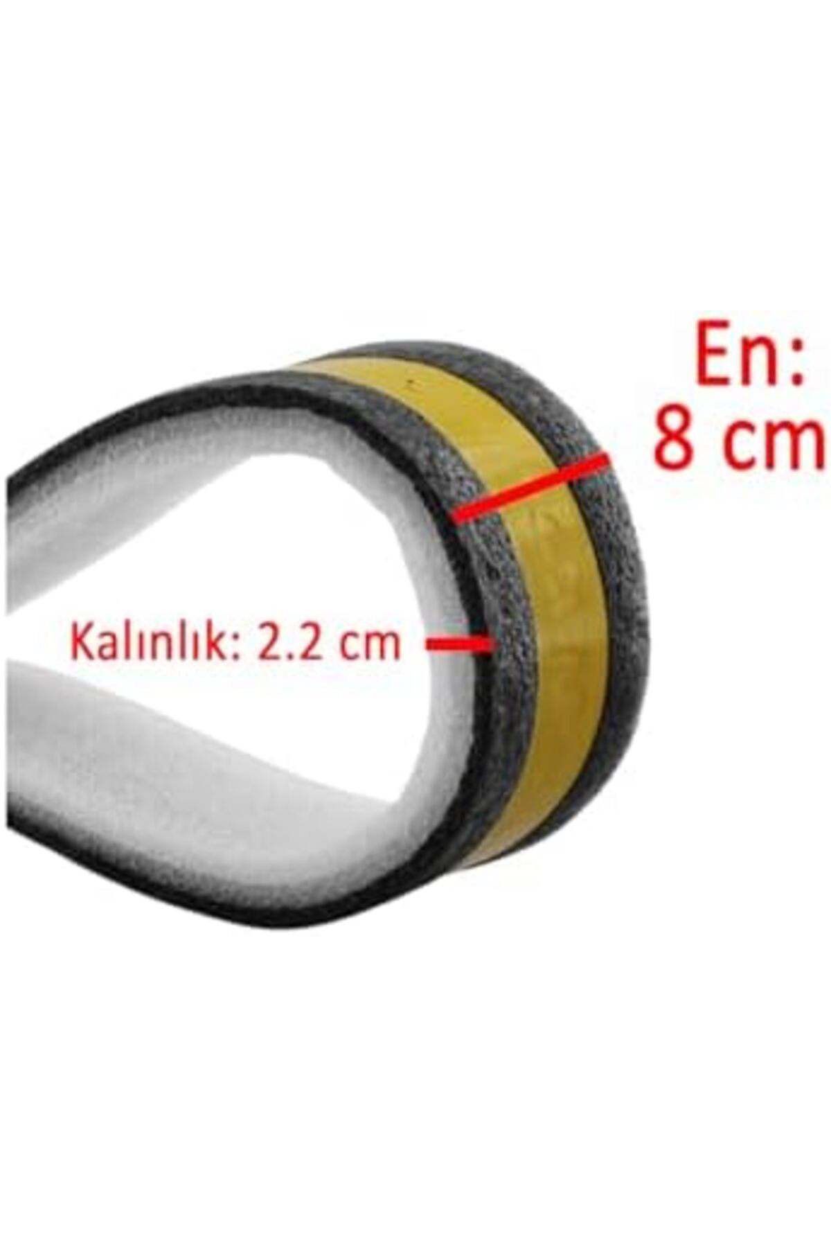 LuxShoping Yapışkanlı Kapı Altı Eşik Süngeri İnce Köpük Soğuk İzo