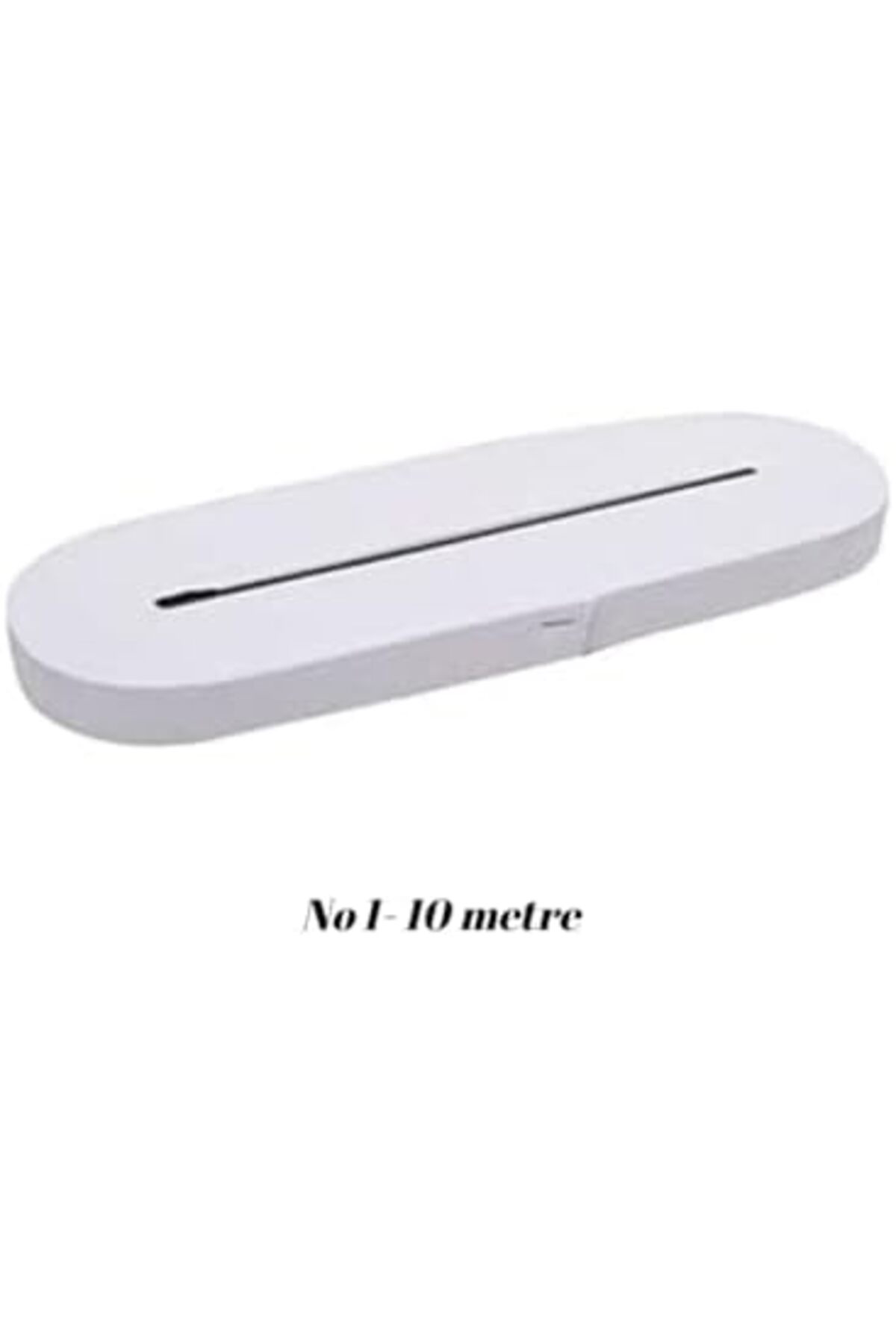 LuxShoping Yassı Don Lastiği 10 Metre – 1 cm Genişlik | Beyaz Ren