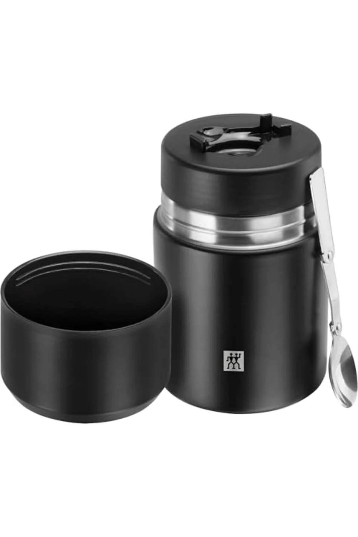 LuxShoping Yemek Kavanozu, Paslanmaz Çelik, Siyah, 700 ml 1142128