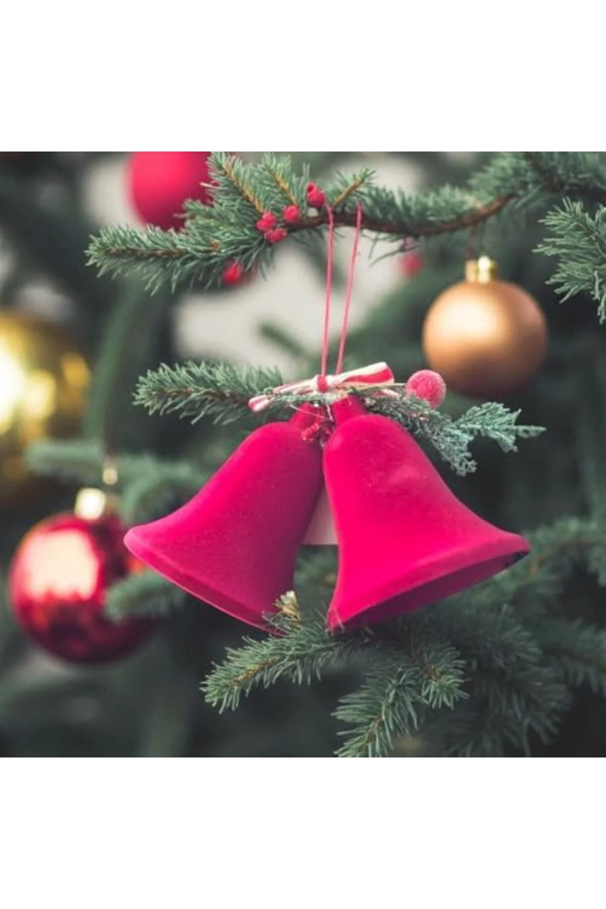 LuxShoping YILBAŞI KADİFE ÇAN BORDO 2LI 10x20CM AST7302 1142128