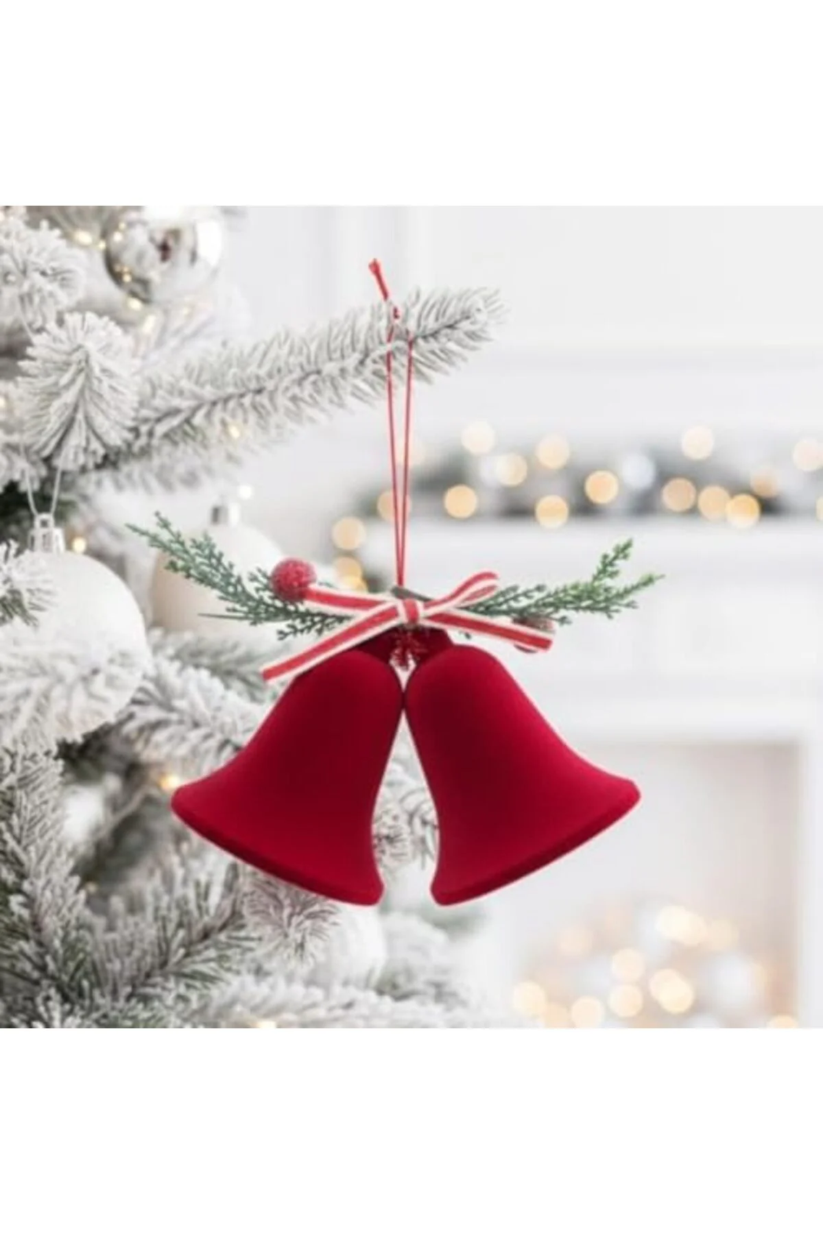 LuxShoping YILBAŞI KADİFE ÇAN BORDO 2LI 10x20CM AST7302 1142128