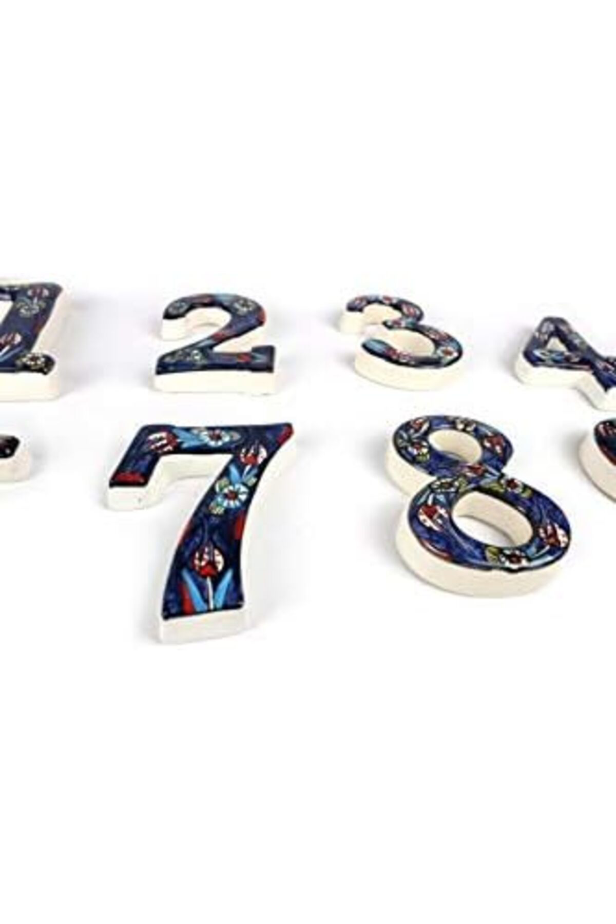 LuxShoping Yılmazel Kapı numarası seramik lale desenli çeşitli re