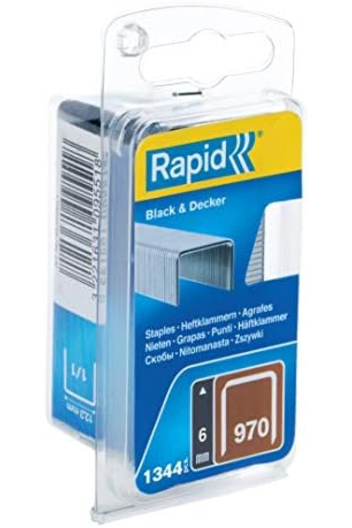 LuxShoping Zımba teli Tip 970, 6 mm zımba, 1.344 adet, & Decker e