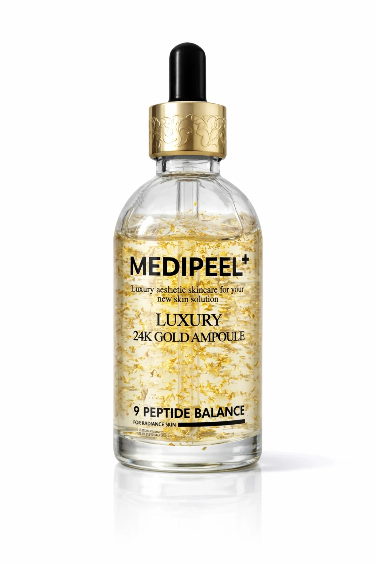 Luxury 24k Gold Ampoule 100 ml Cilt Elastikiyeti Için 24k Altın I