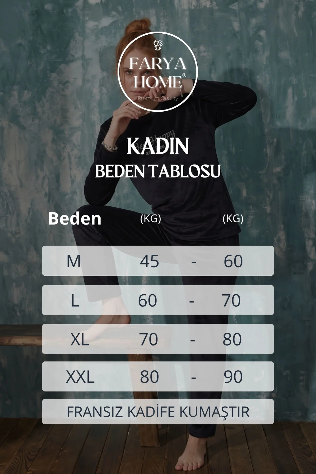 Luxury Velvet Fransız Kadife Yazı Detaylı Pijama Takımı, Siyah, 2XL Fiyatı, Yorumları ve Özellikleri