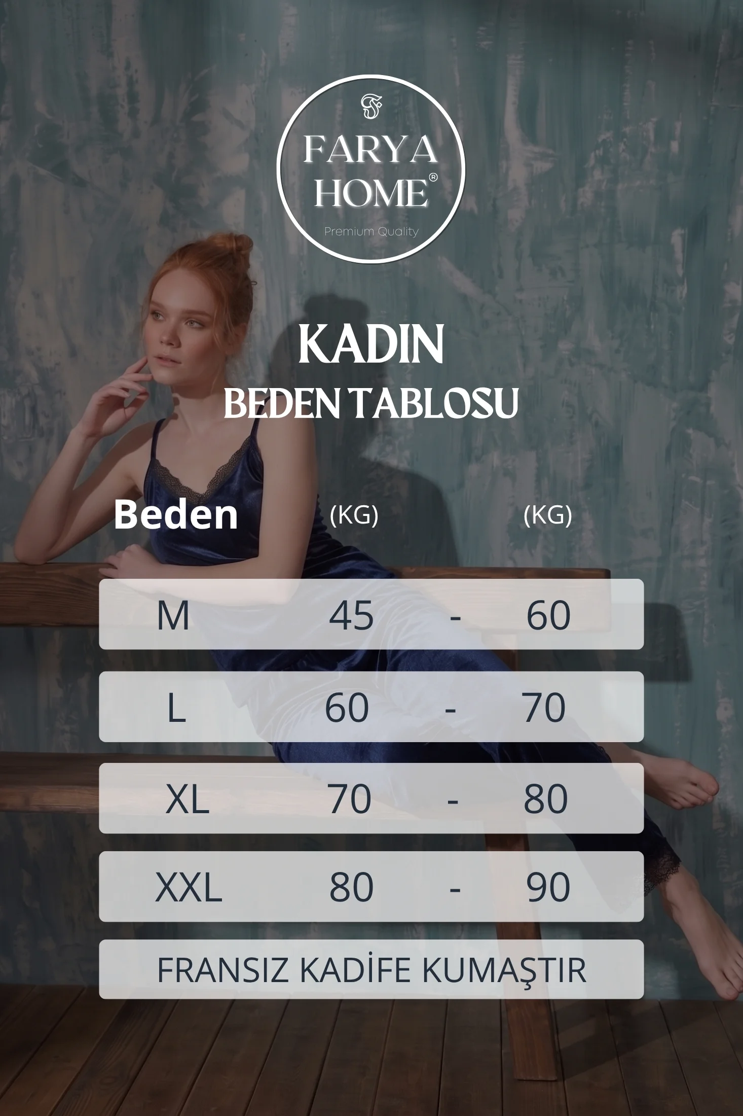 Luxury Velvet Fransız Kadife Dantel Detaylı Askılı Pijama Takımı, Lacivert, 2XL Fiyatı, Yorumları ve Özellikleri
