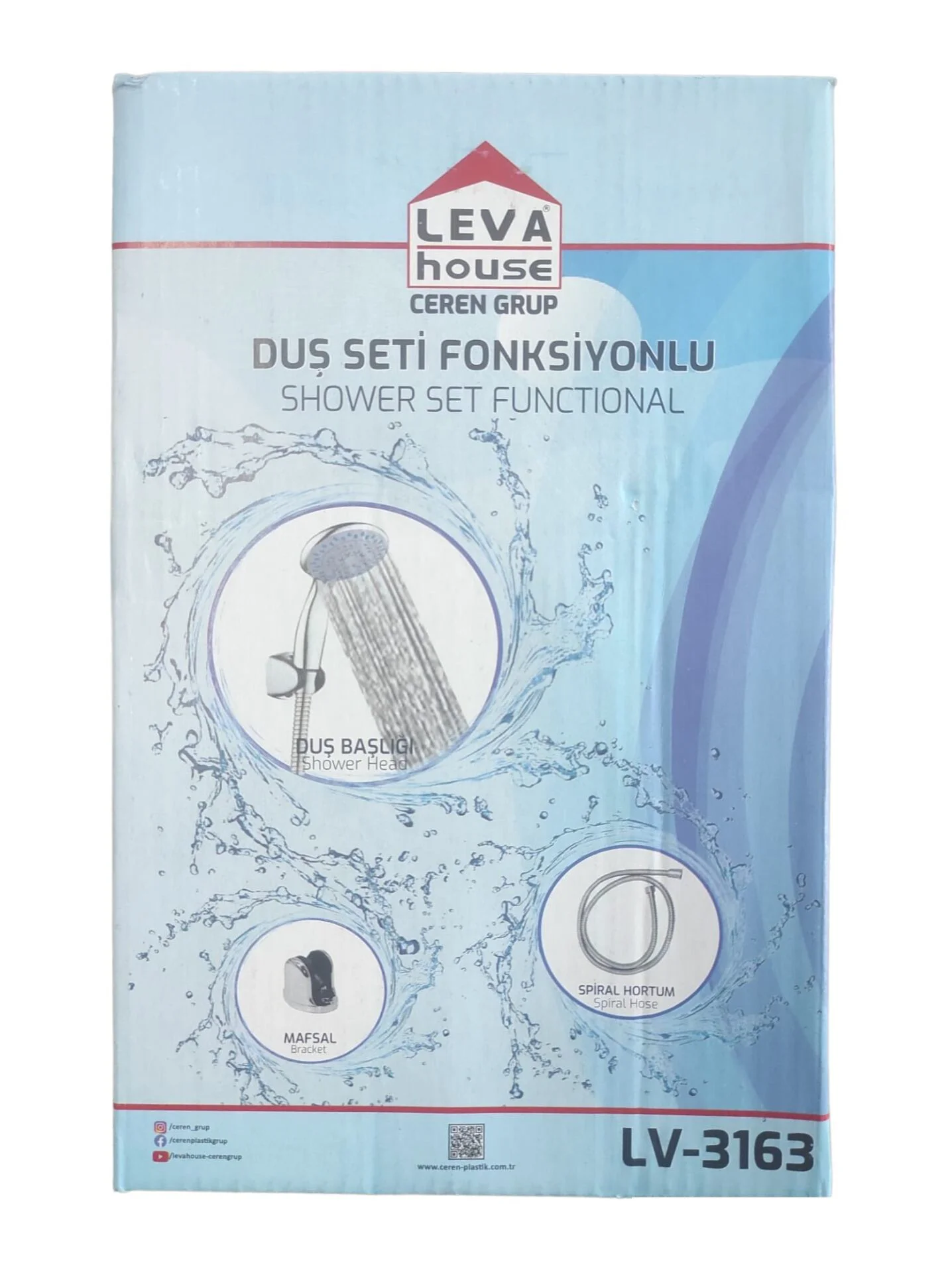 Lv-3163   Leva House Fonksiyonlu Duş Seti