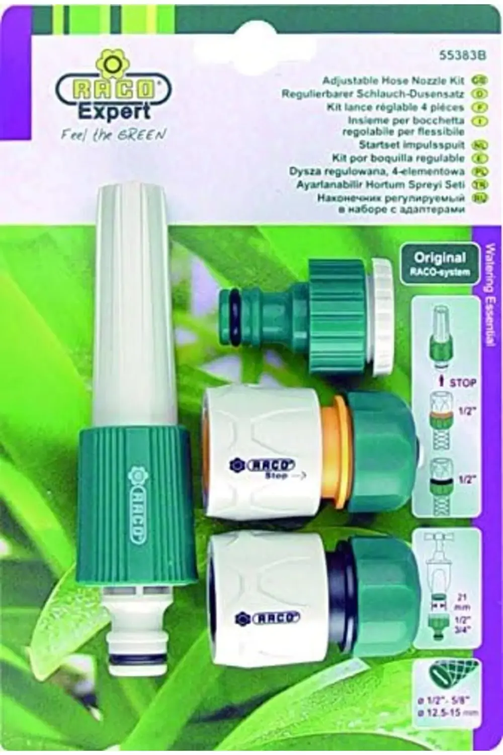 Lvn 55383 Ayarlı Sprey Başlıklı, Bağlantı Adaptörlü Hortum Ucu Ta