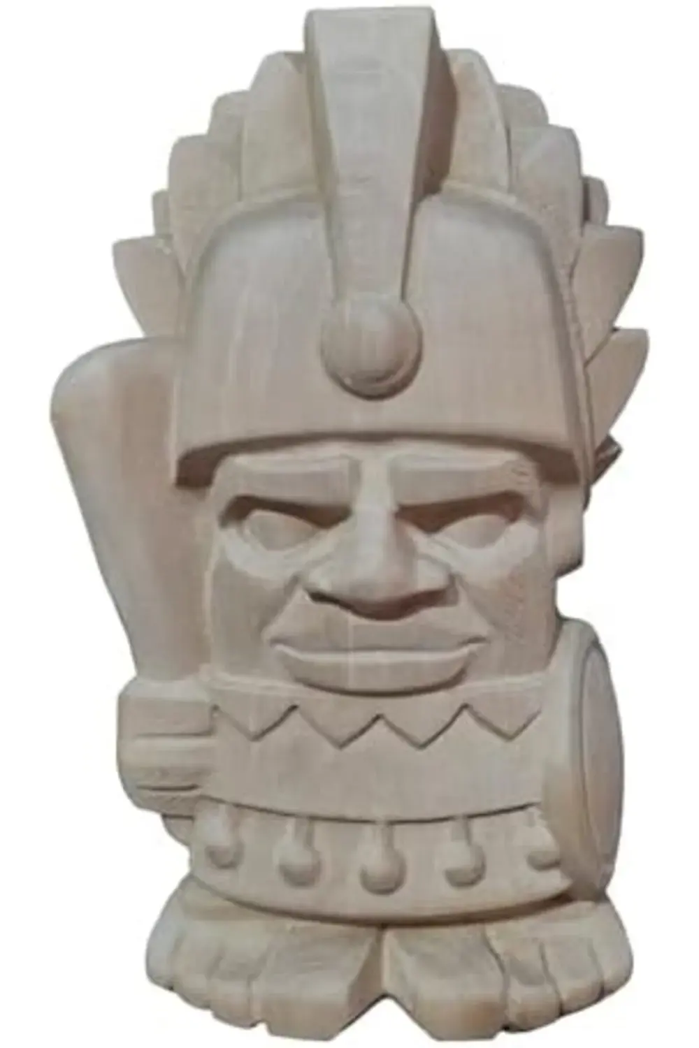 Lvn Ahşap Dekoratif Büst Heykeli Maya 1181191