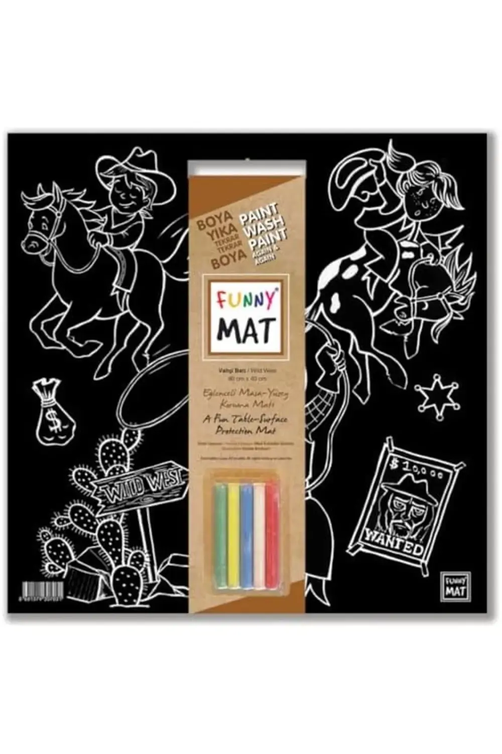 Lvn Akademi Çocuk Mat (Tebeşirli) Vahşi Batı 1181191