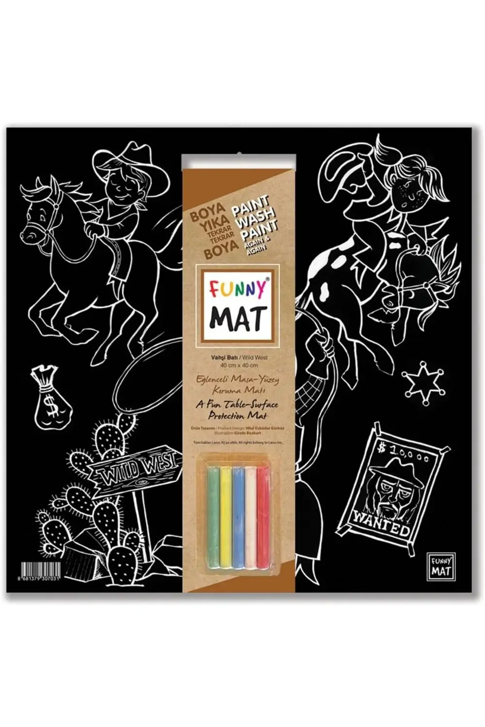 Lvn Akademi Çocuk Mat (Tebeşirli) Vahşi Batı 1181191