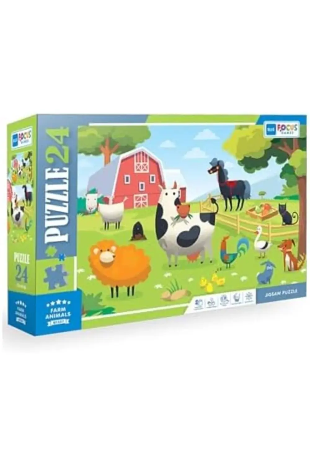 Lvn Blue Focus 24 PARÇA - FARM ANIMALS (ÇİFTLİK HAYVANLARI) 11811