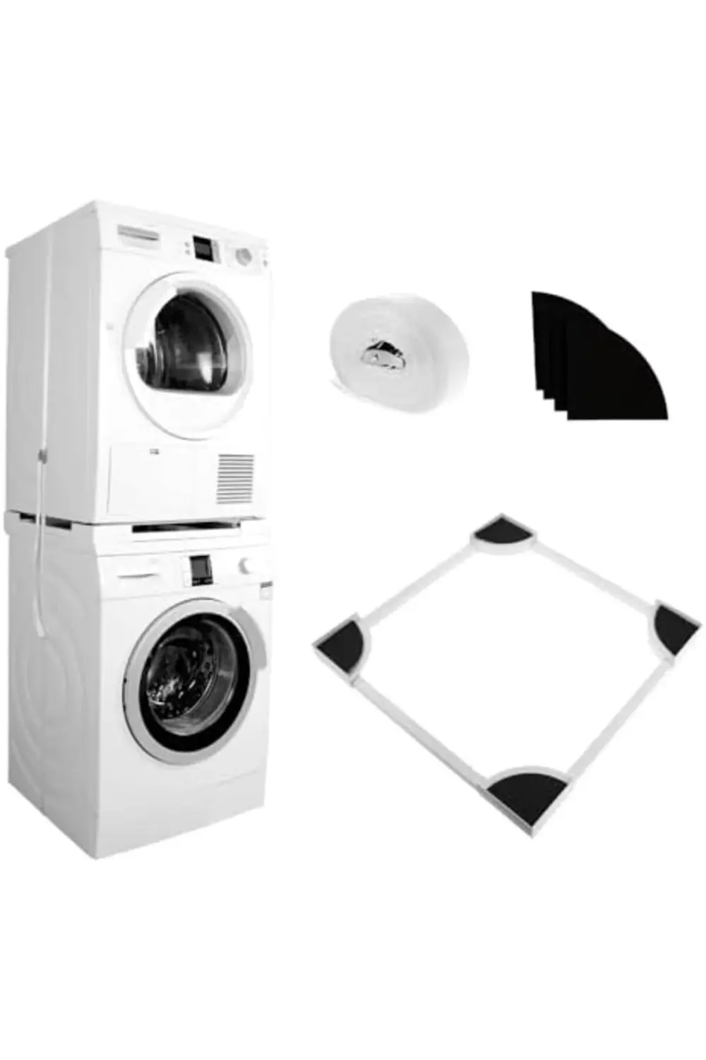 Lvn Çamaşır Makinesi Kurutma Makinesi İstifleme Birleştirme Kiti