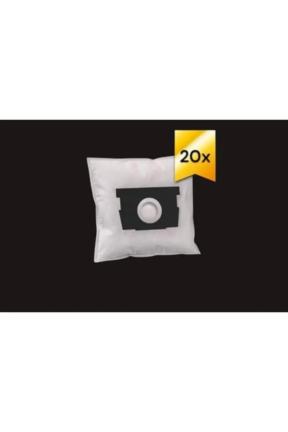 Lvn ELEKTRİKLİ SÜPÜRGE SENTETİK TOZ TORBASI - 20 ADET - SİYAH PLA