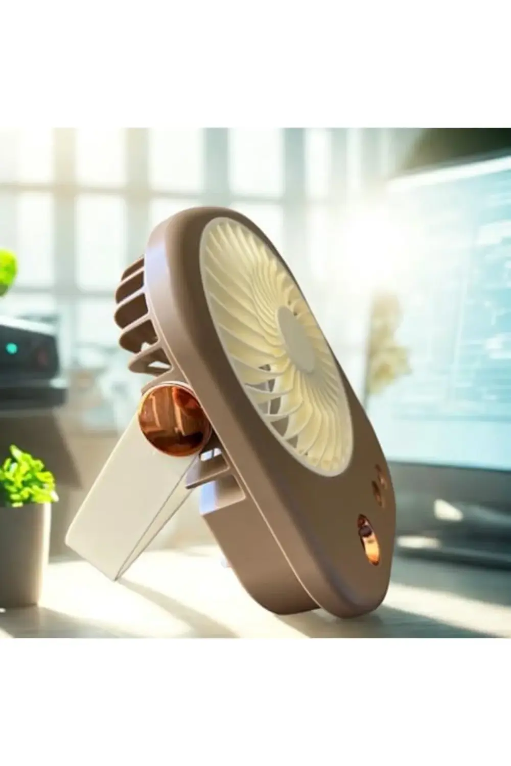 Lvn Fan Masaüstü Vantilatör Klima, Usb Buharlı ve Rgb Işıklı Mini