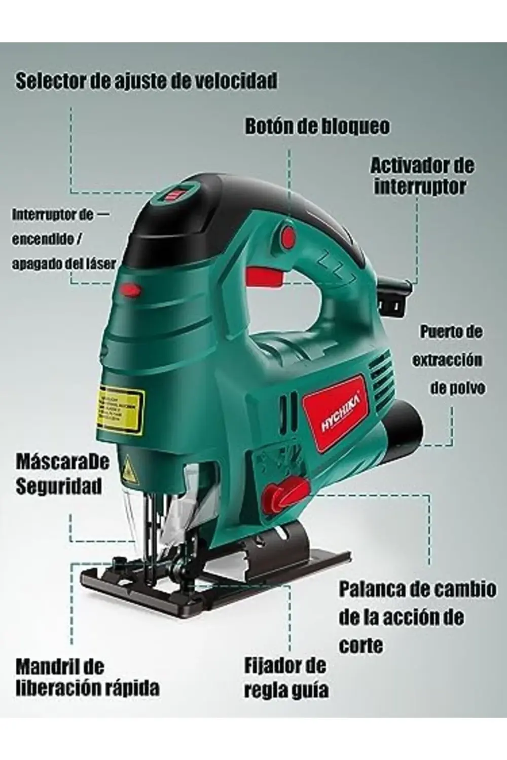 Lvn FOR BETTER LIFE Dekupaj testere, 750 W maks ahşap kesme derin