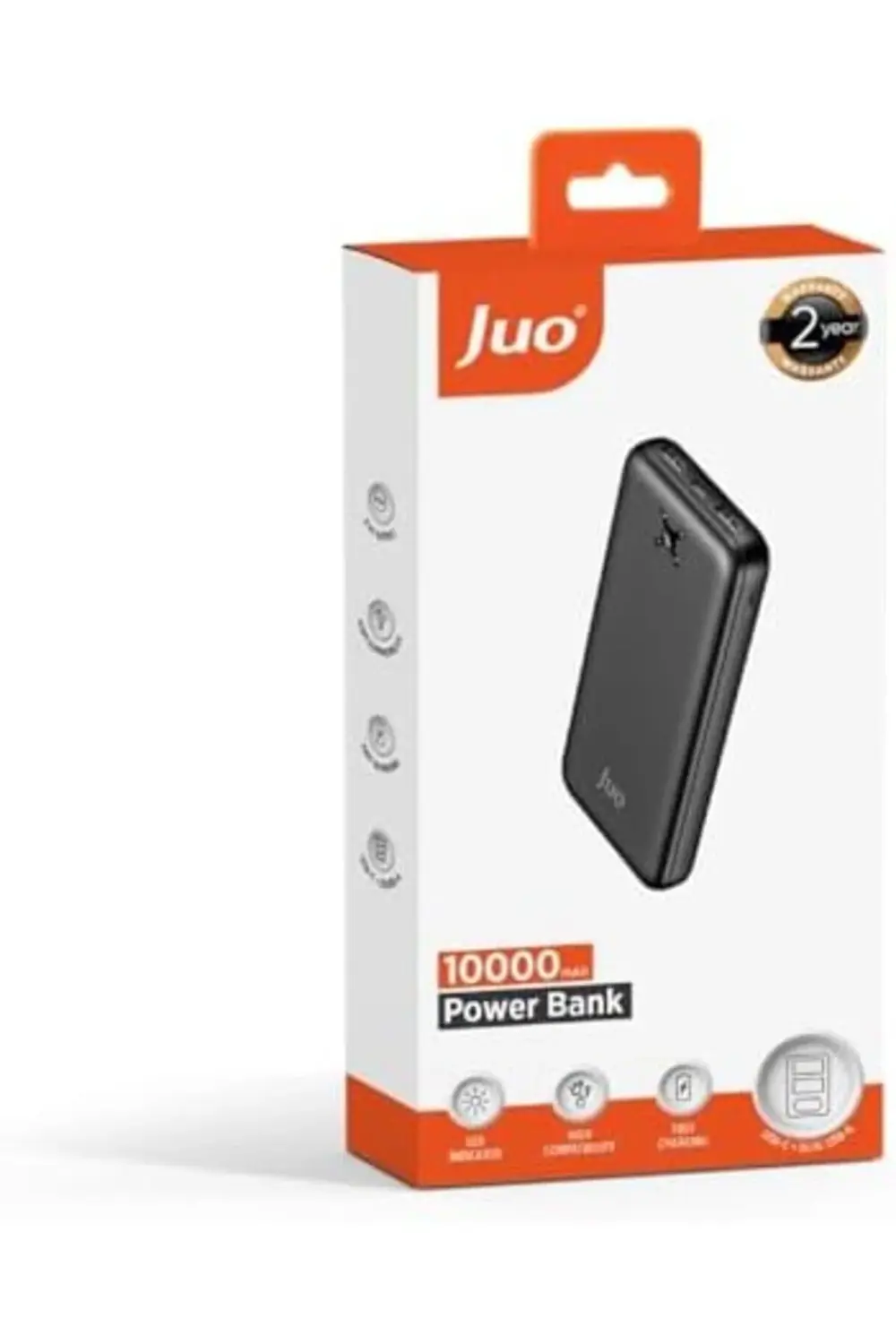 Lvn Juo 10000mAh 10.5W Çift USB-A Çıkışlı Powerbank Taşınabilir H