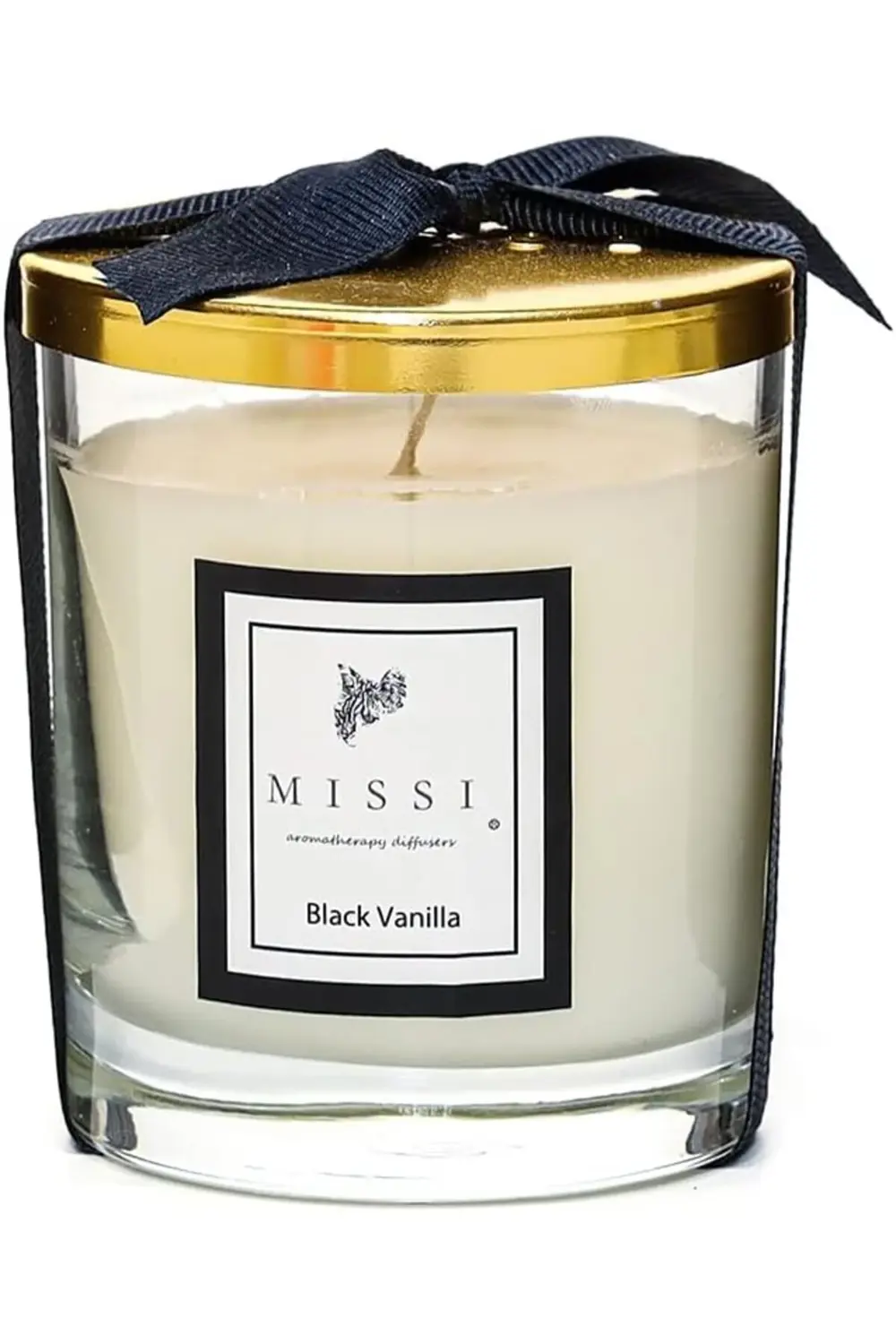 Lvn Kapaklı Vanilya Kokulu Vegan Mum (140 gr) 1181191