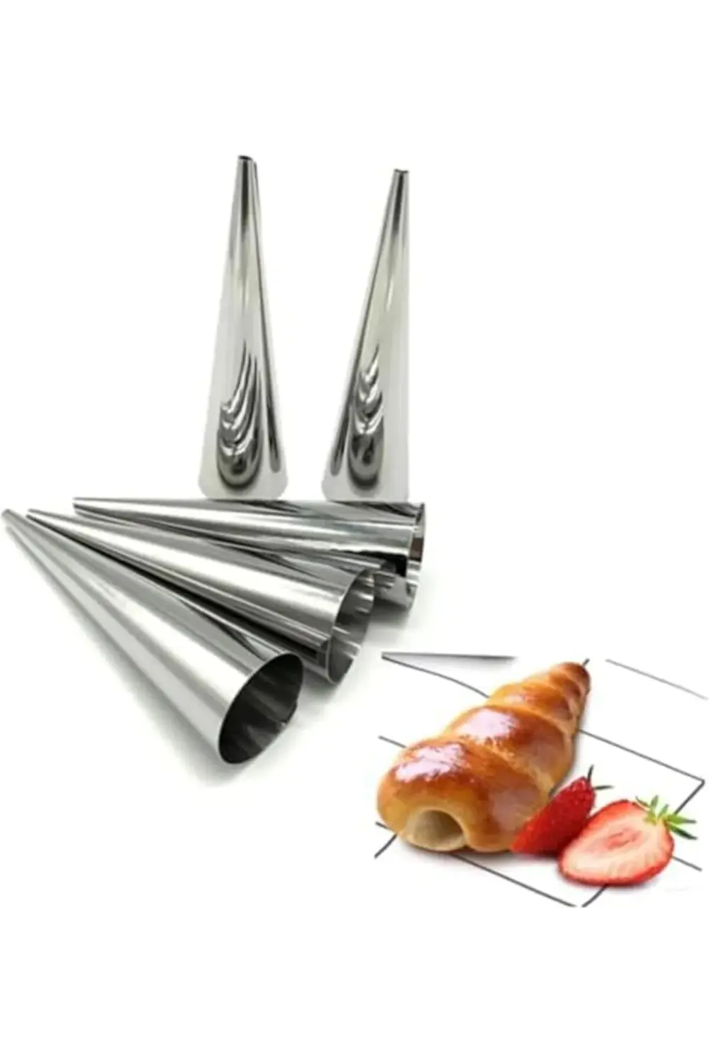 Lvn Life 6 lı Paslanmaz Çelik Hamur Kornet Kalıbı MIT1043 1181191