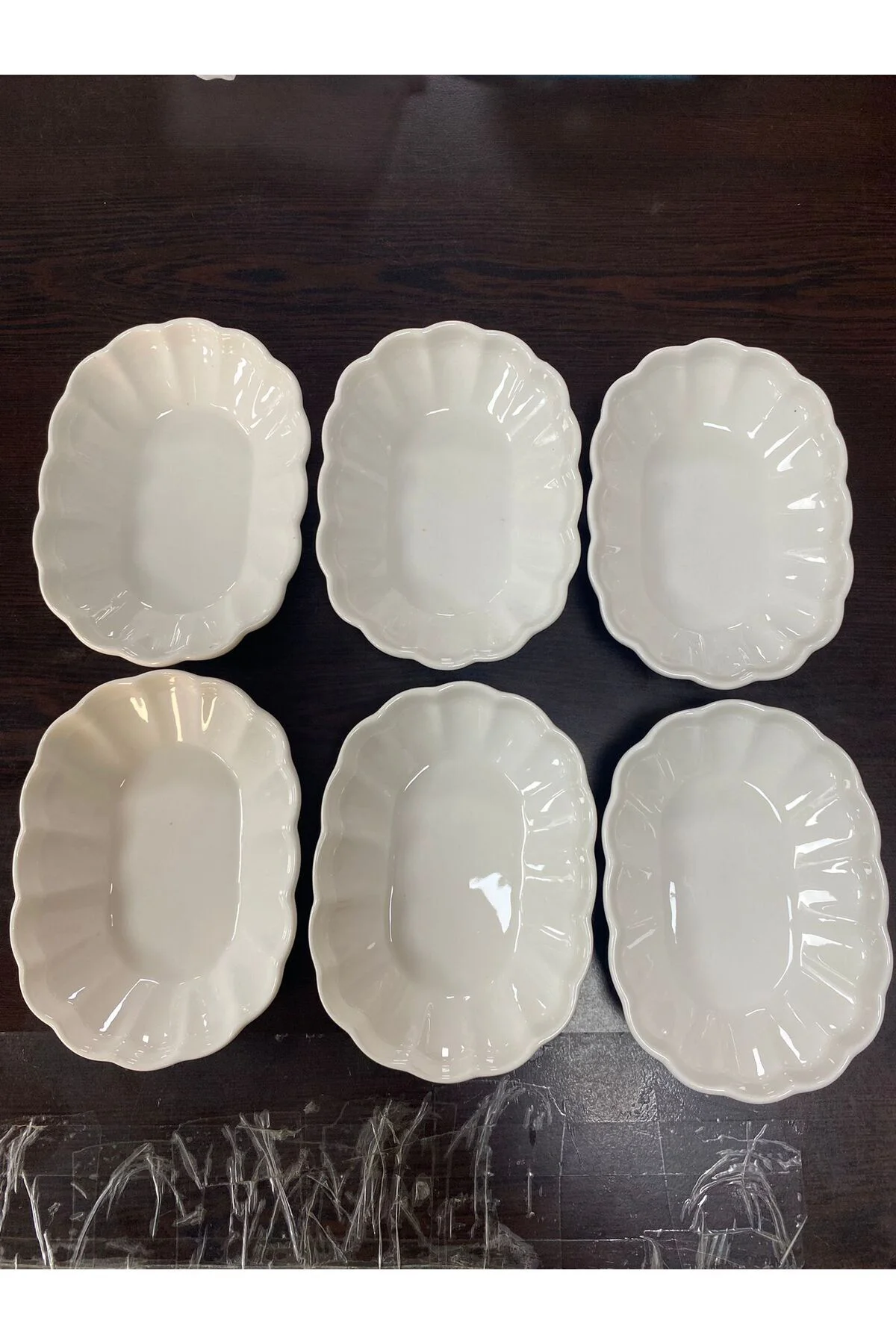 Lvn Manolya Küçük Kayık Tabak 6lı 12,5*9cm