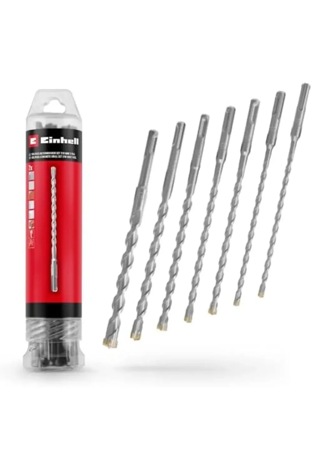 Lvn Orijinal 7-Parça SDS Plus Uç Seti, 210 mm (40Cr Takım Çeliğin