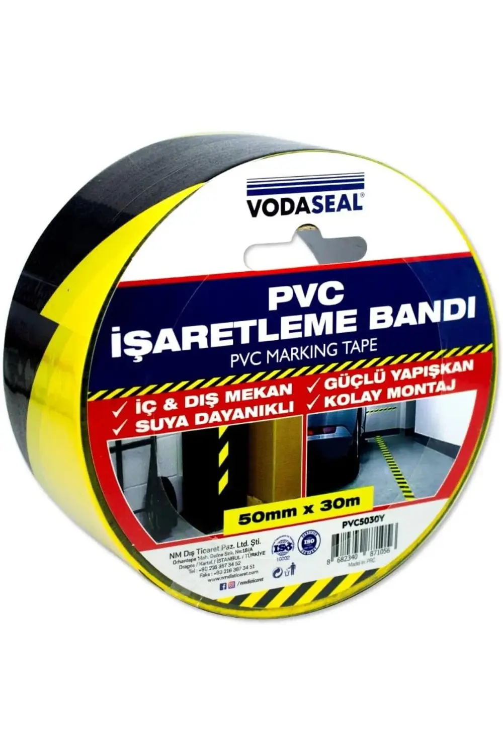 Lvn PVC İşaretleme Bandı 50mm x 30m 1181191
