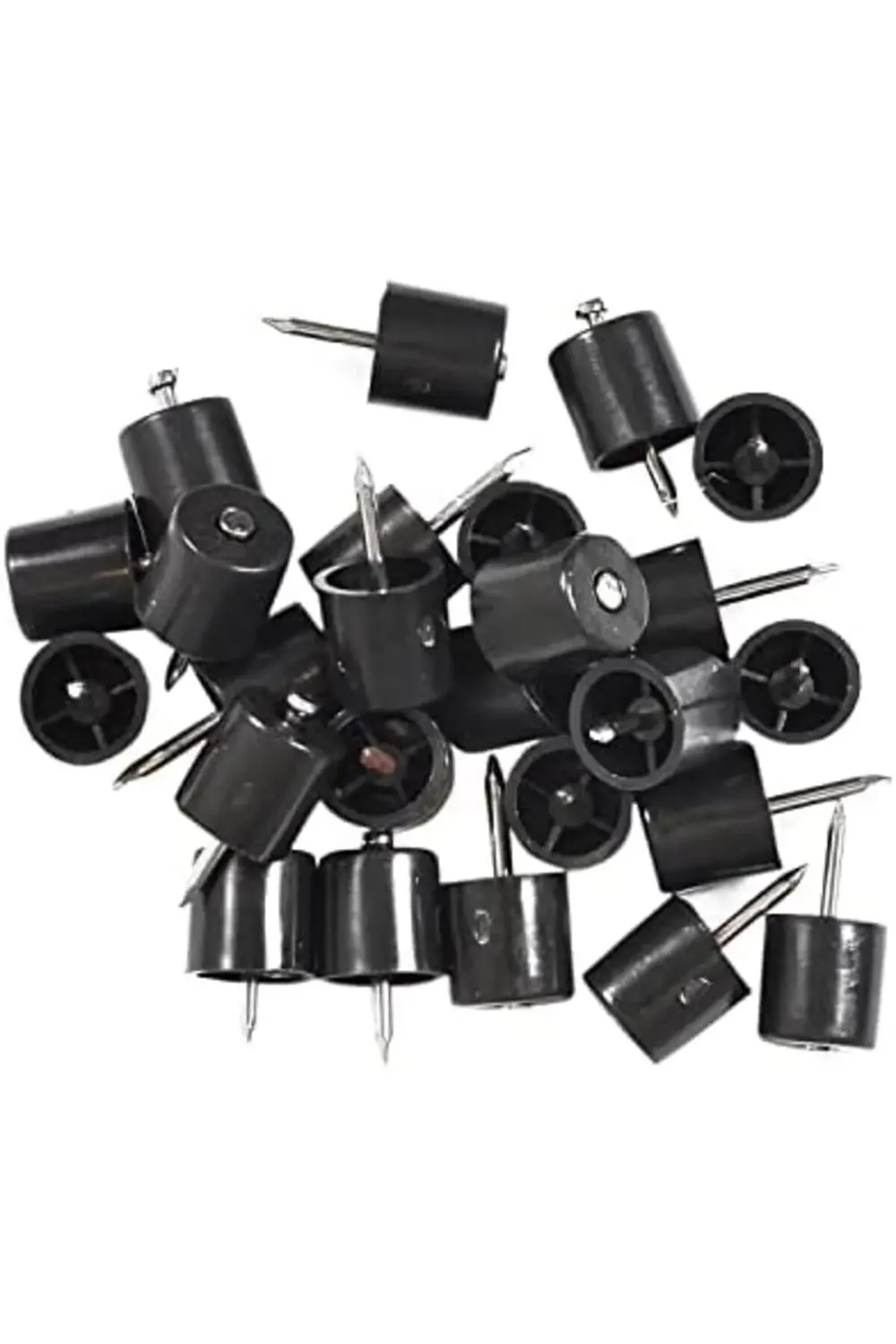 Lvn Raf Pimi Plastik Çivili 50 Adet Siyah 1181191