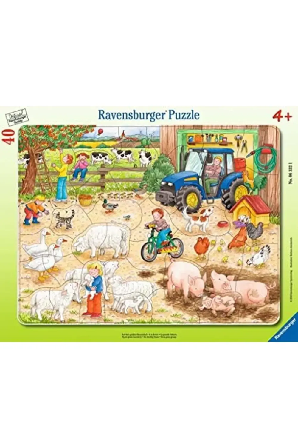 Lvn RPC063321 Çerçeveli Çocuk Yapboz, Büyük Çiftlik 1181191