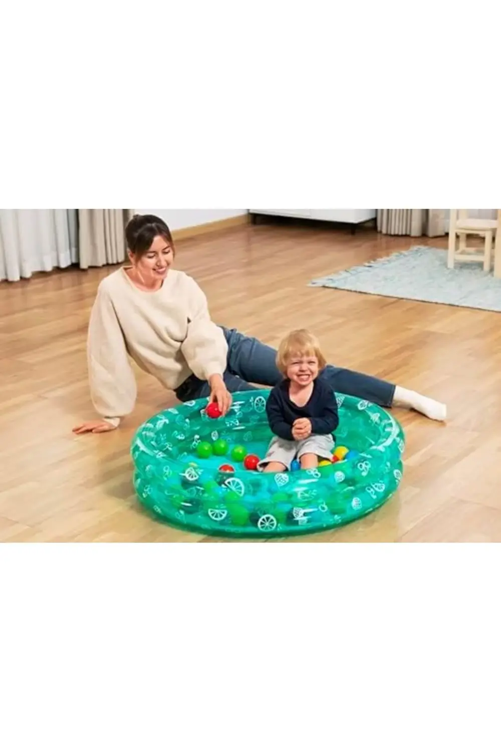 Lvn Splash and Play Top Bilardo, 36 x H8 İnç veya Φ91 x H20 cm 11