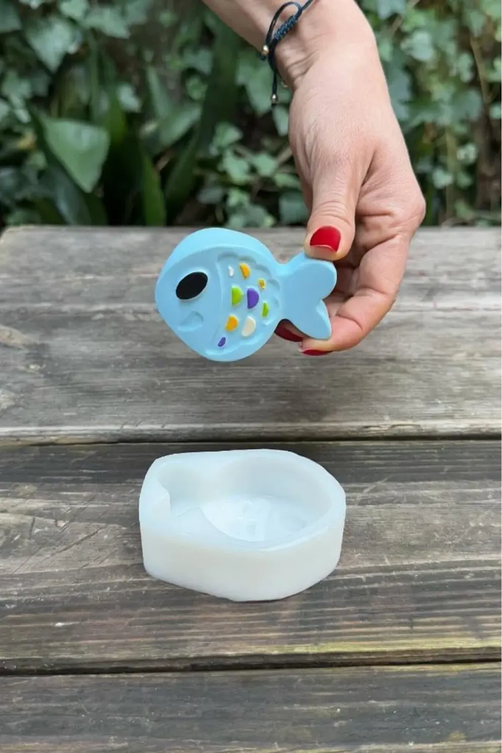 lvnmblya Concept Balık Tekli Mum Kalıbı (Silikon) Shop Deesing 22