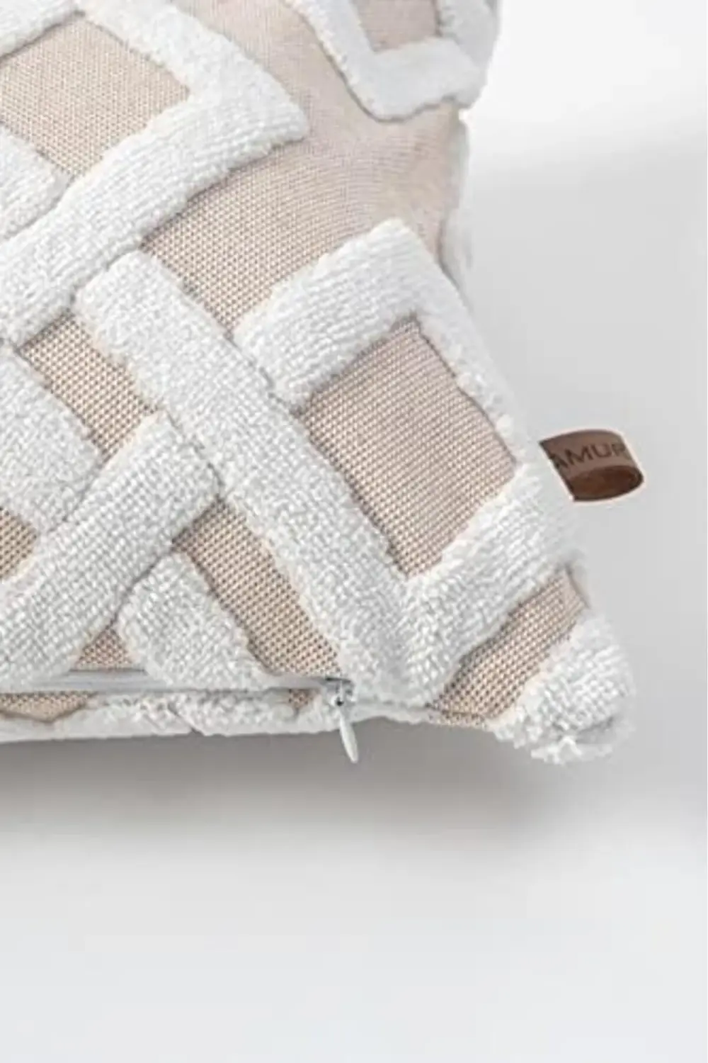 lvnmblya Jakarlı Kırlent 28x50 cm Mila Bej Shop Deesing 224120