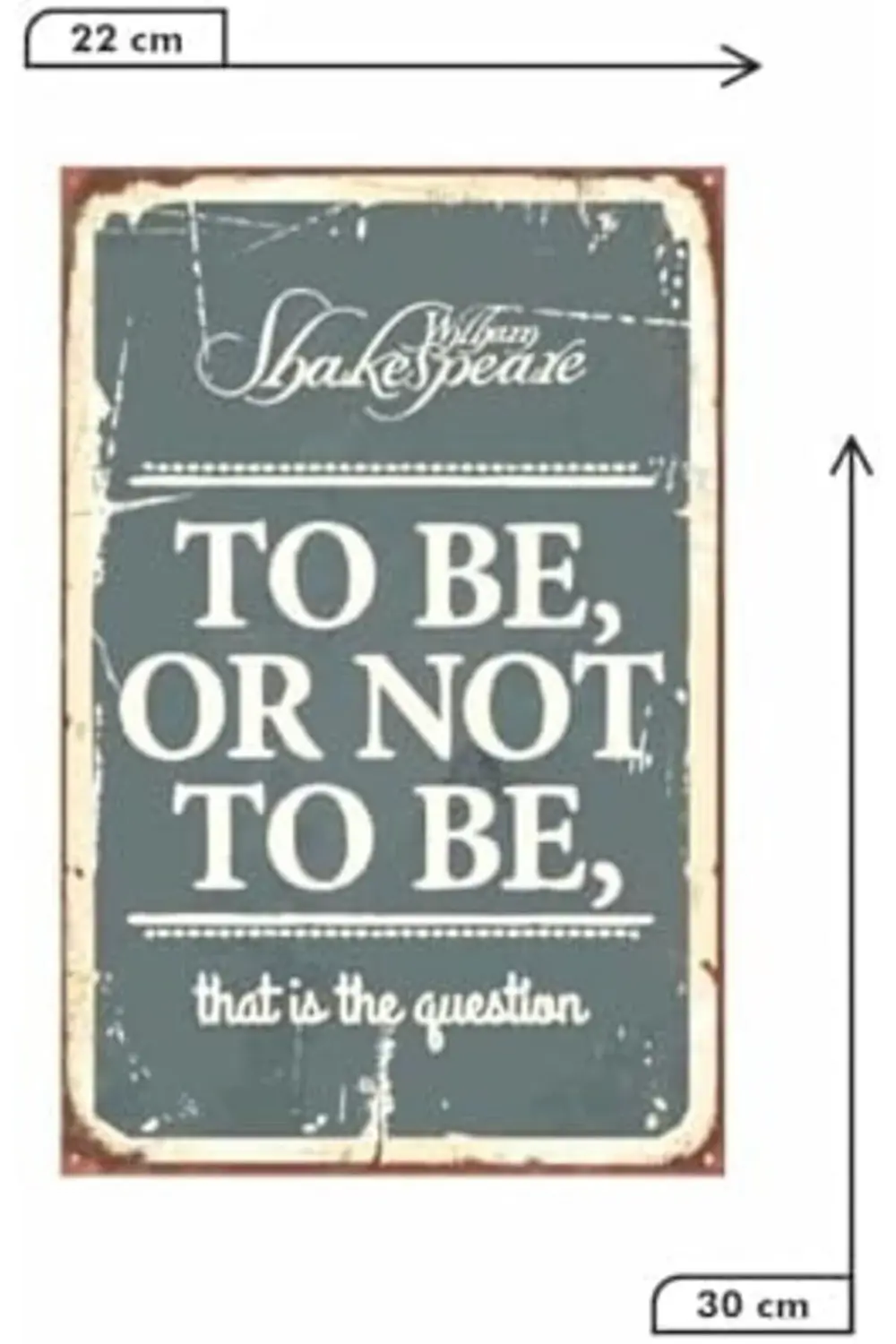 lvnmblya Kuşe Kağıt Duvar Posteri To Be Or Not To Be Retro Vintag