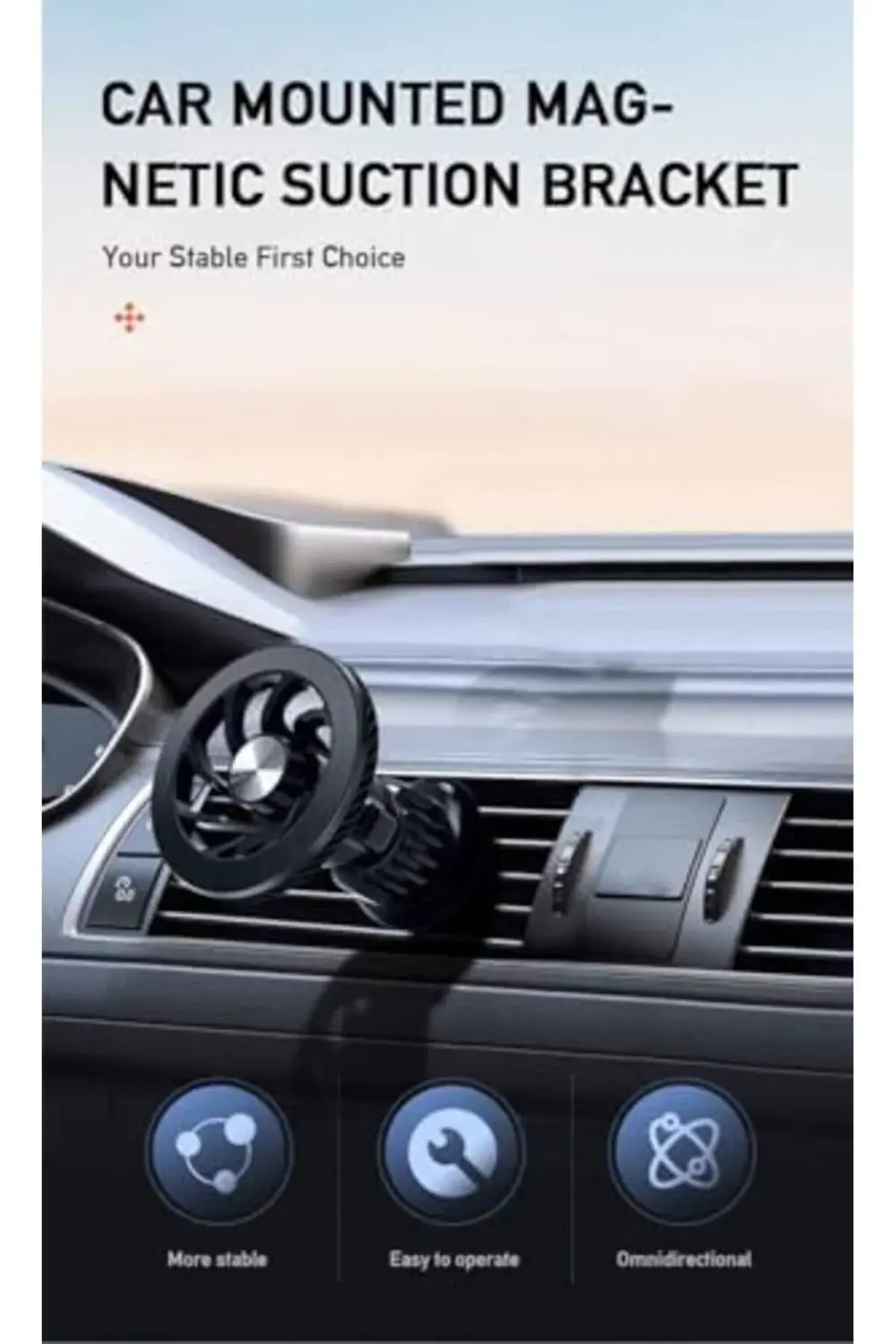 lvnshop Araç İçi Telefon Tutucu Havalandırma Montaj Telefonu 360