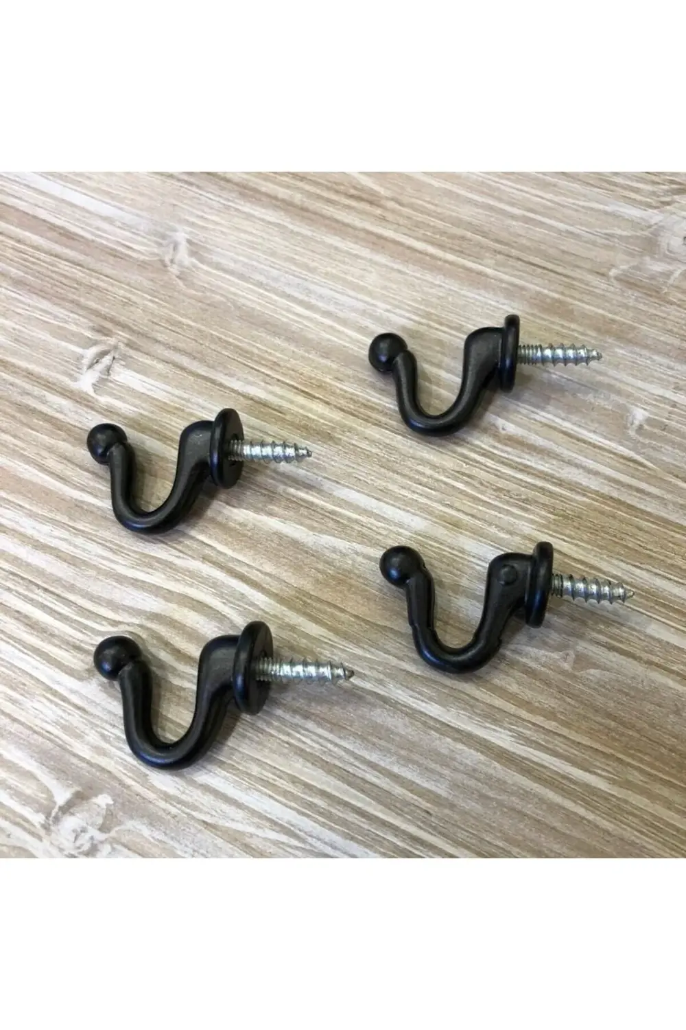 lvnshop Hırdavat Kanca Askı Siyah (4 Adet) 224120