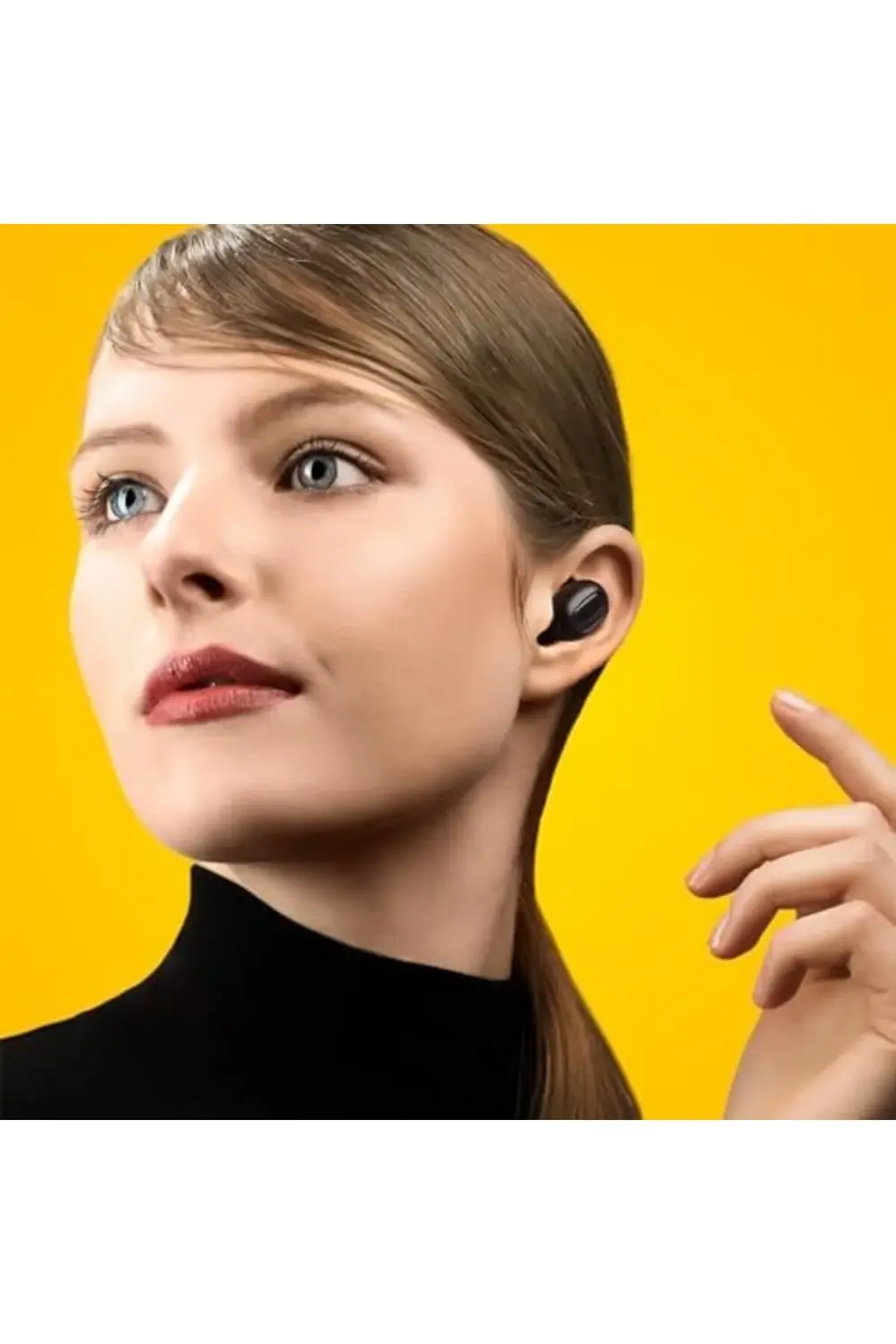 lvnshop HIVE Podsie 3 Siyah Kablosuz 5.1 35 Saat Pil Ömürlü Kulak