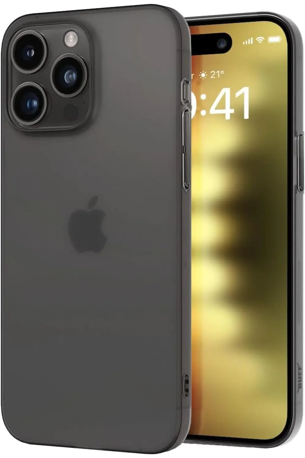 lvnshop LABS 15 Pro ile Uyumlu Slimfy Saydam Kılıf (Siyah) 224120