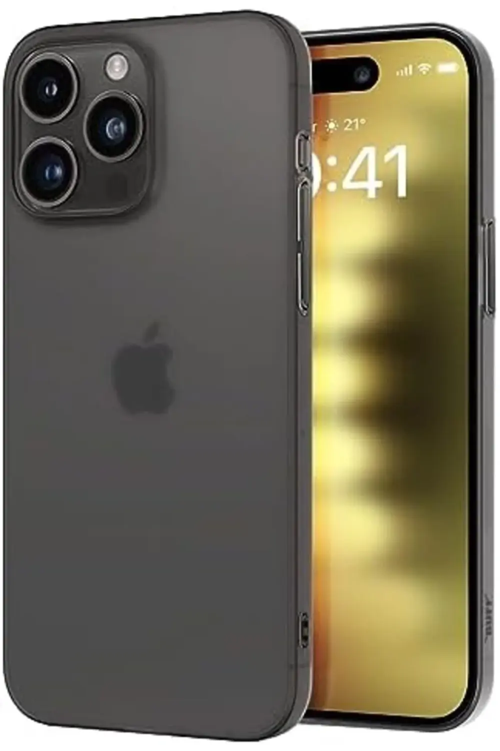 lvnshop LABS 15 Pro ile Uyumlu Slimfy Saydam Kılıf (Siyah) 224120