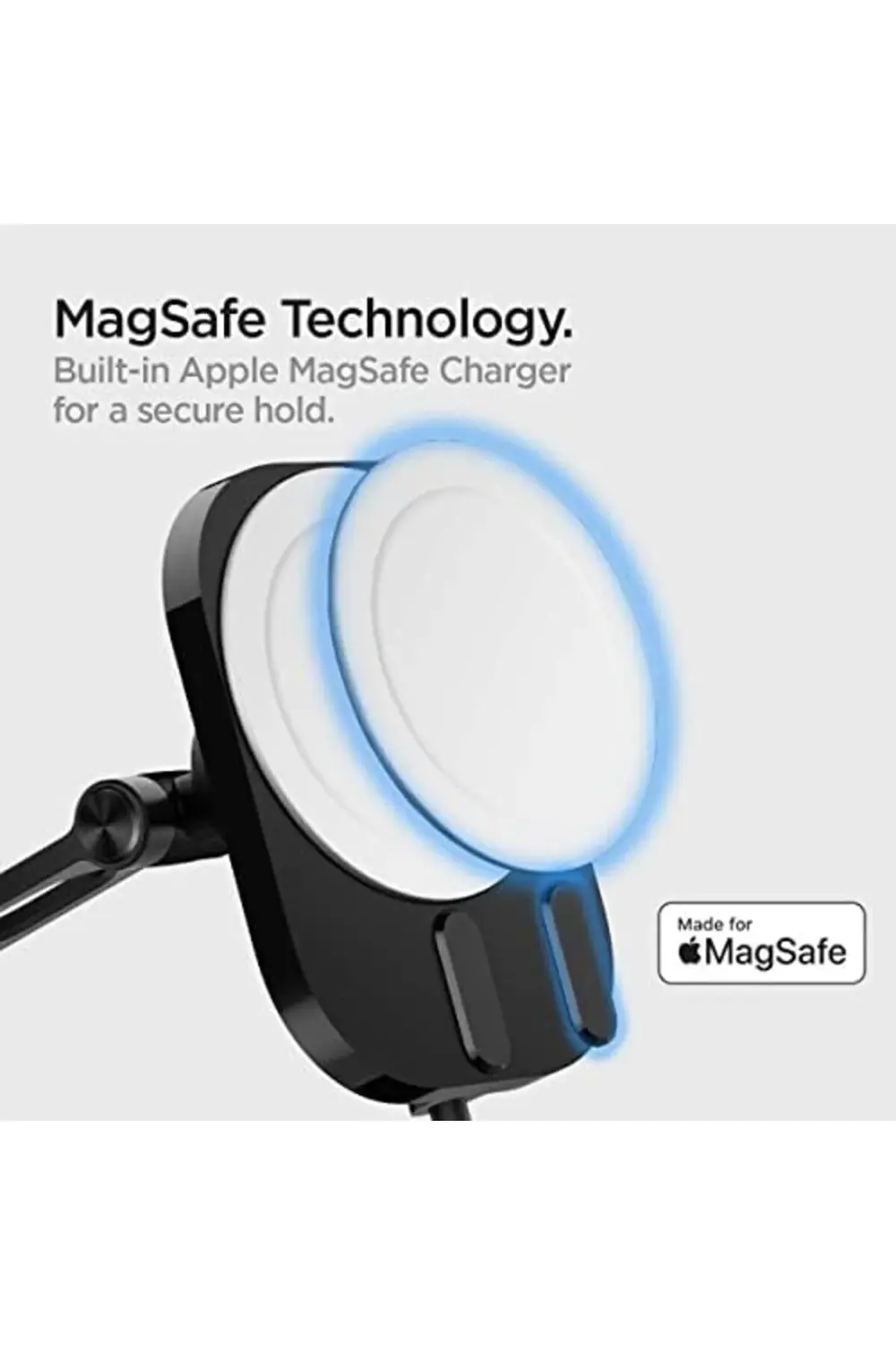 lvnshop MagFit Araç içi Telefon Tutucu + Manyetik Kablosuz Şarj C