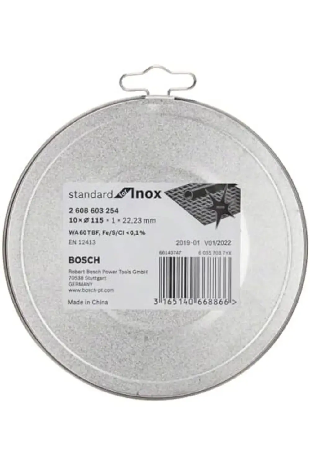 lvnshop Professional Kesme Diski Düz Inox için, 2608603254 224120