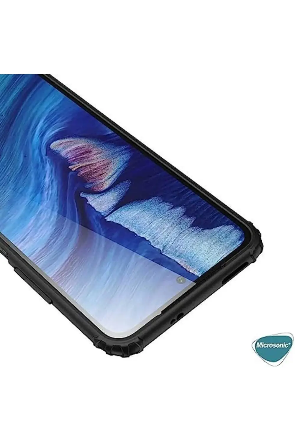 lvnshop S24 için Kılıf Frosted Frame Siyah [ S24 ile Uyumlu Kılıf