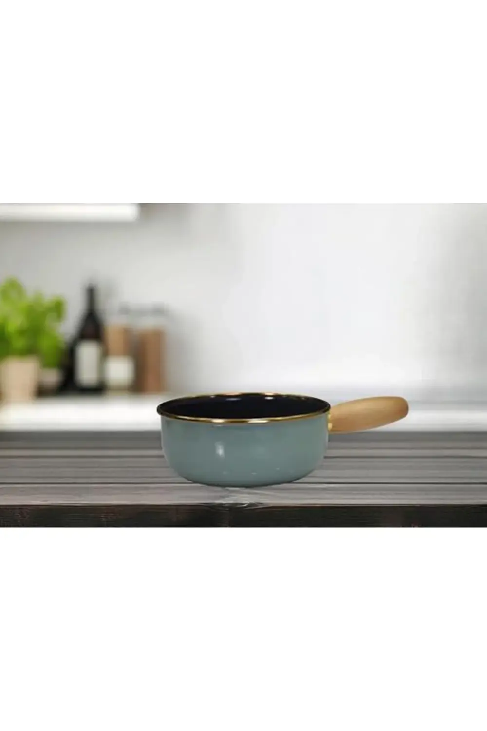 lvnshop Soft Ahşap Kulplu Mini Tava 224120