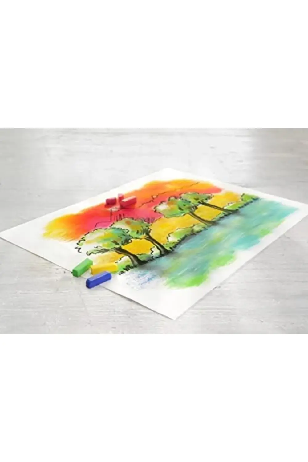 lvnshop Studio Mini Toz Pastel, 24 Renk, Yarım Boy, Yüksek Pigmen