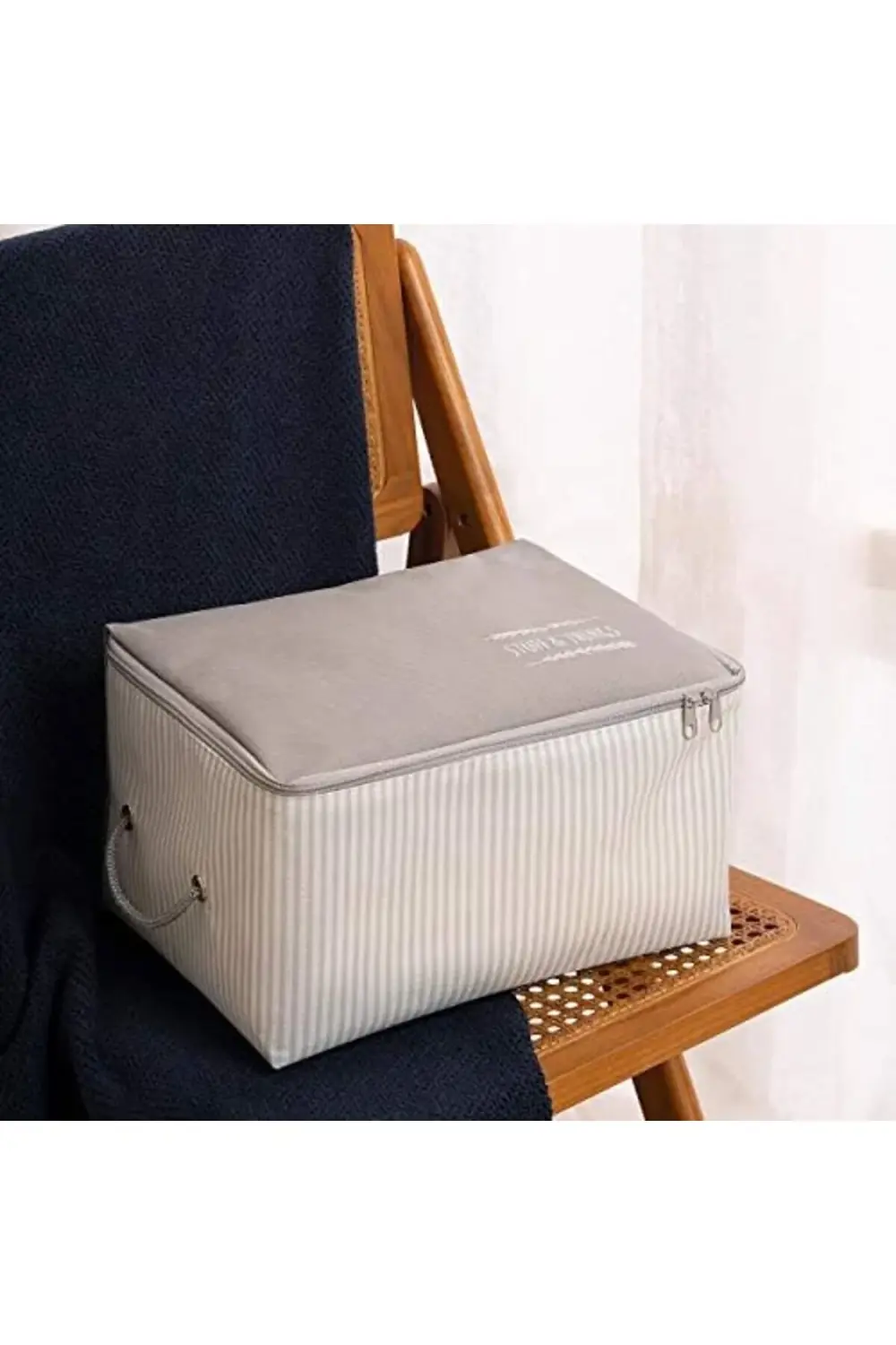 lvnshop Textile 4'lü Gri Renk Stuff & Things Hurç Set 224120