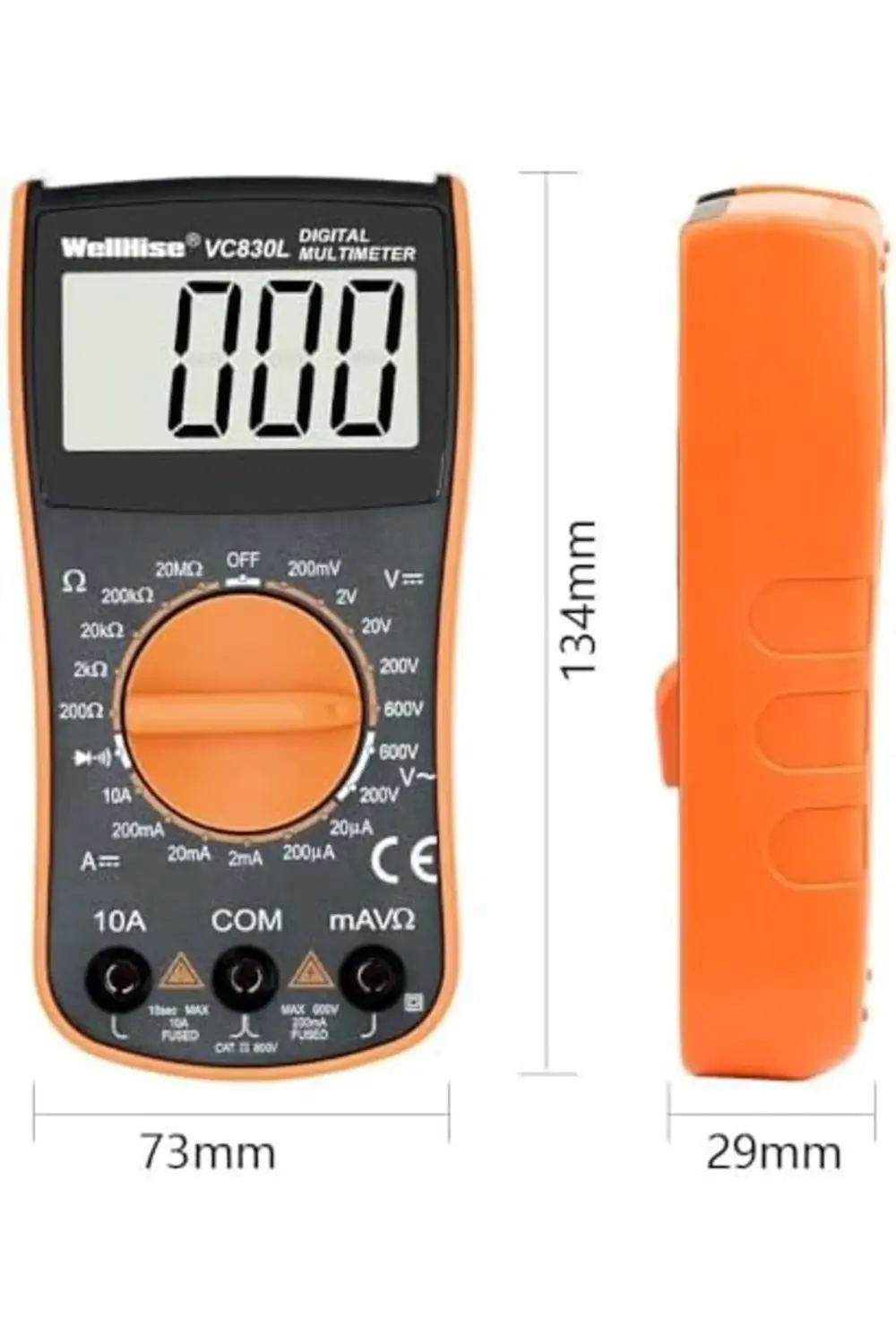 lvnshop VC830L Ölçü Aleti Multimetre Avometre Büyük Ekran VC A+ S
