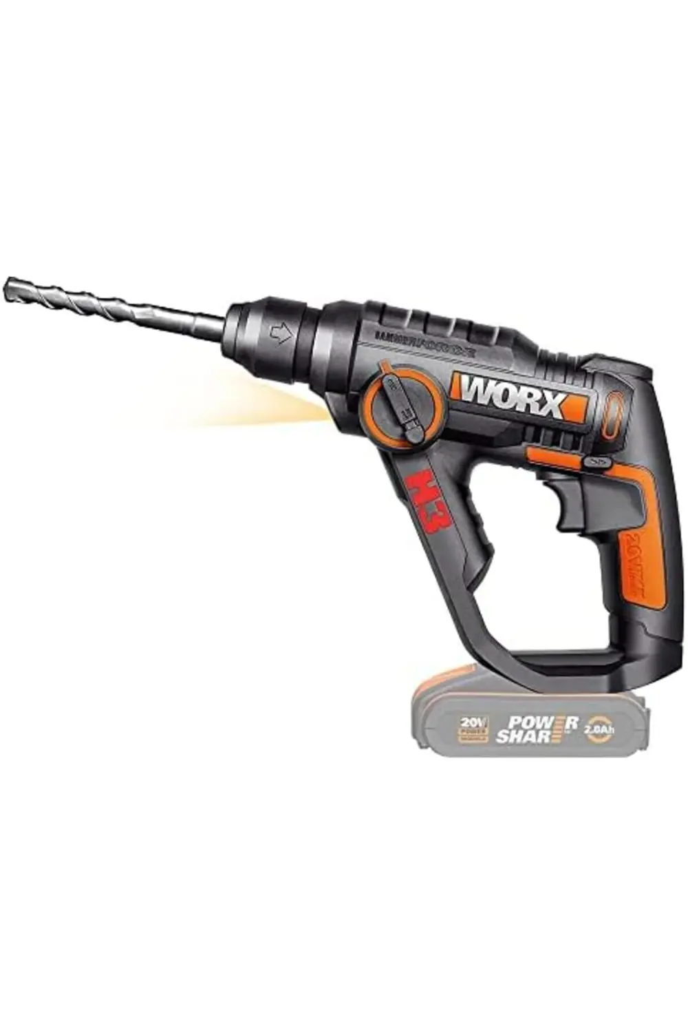lvnshop WX390.9 20Volt 1.2J Profesyonel SDS- Pnömatik Şarjlı Matk
