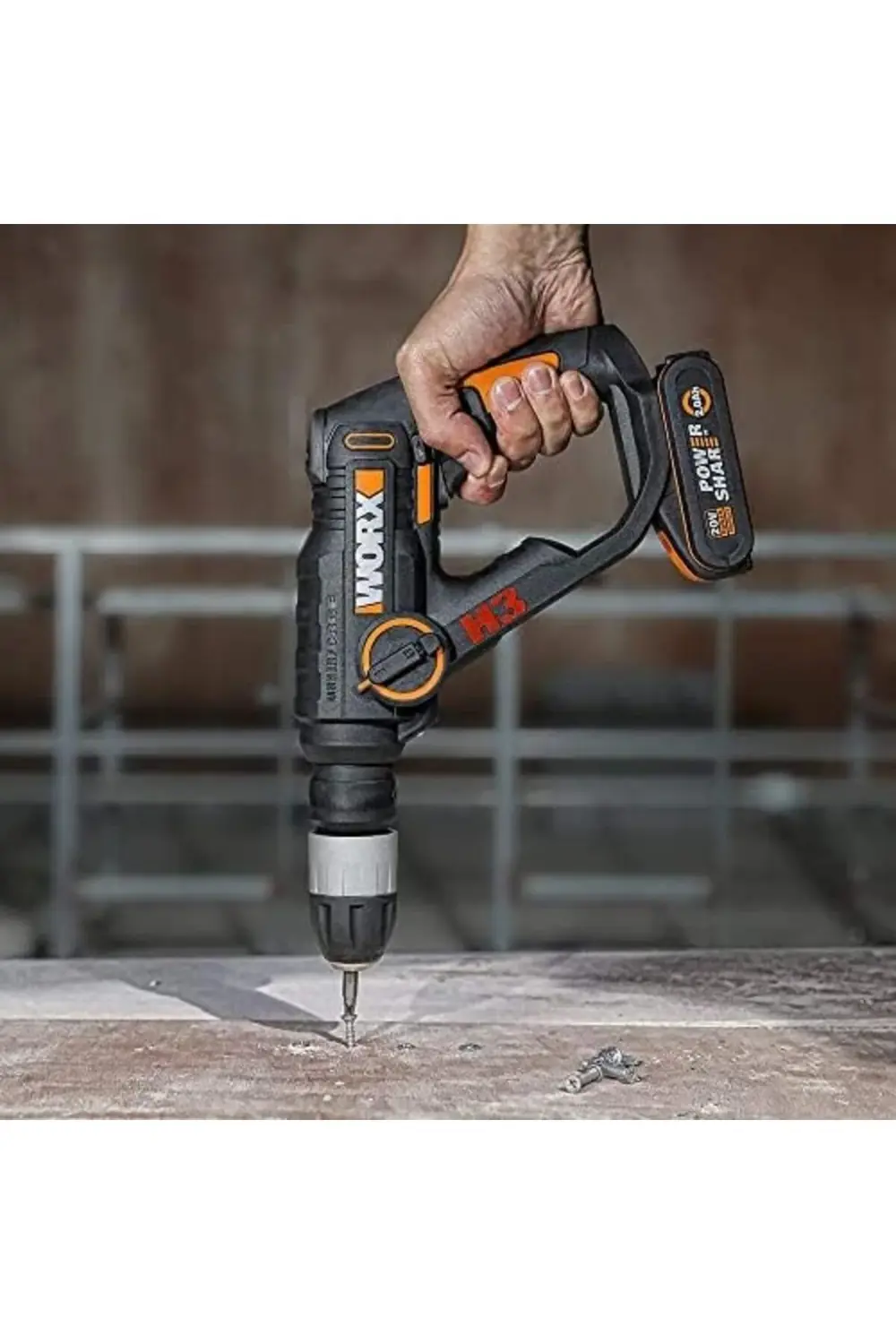 lvnshop WX390.9 20Volt 1.2J Profesyonel SDS- Pnömatik Şarjlı Matk