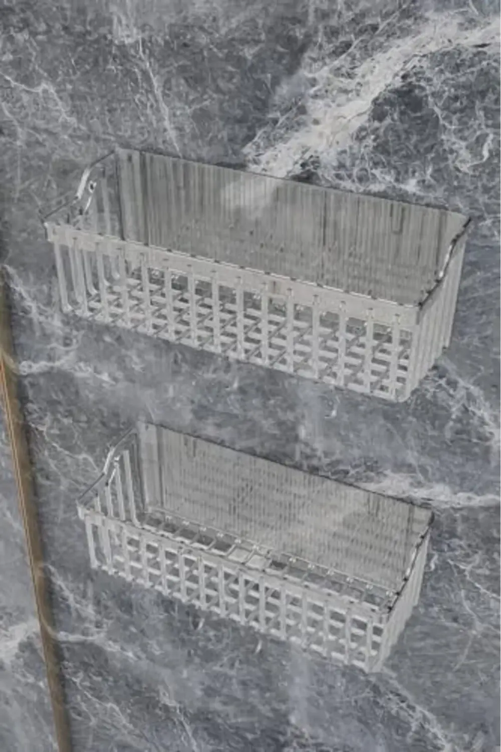 lvnshop Yapışkanlı Rafı, 2'li Düzenleyici Organizer Duş Rafı Şamp