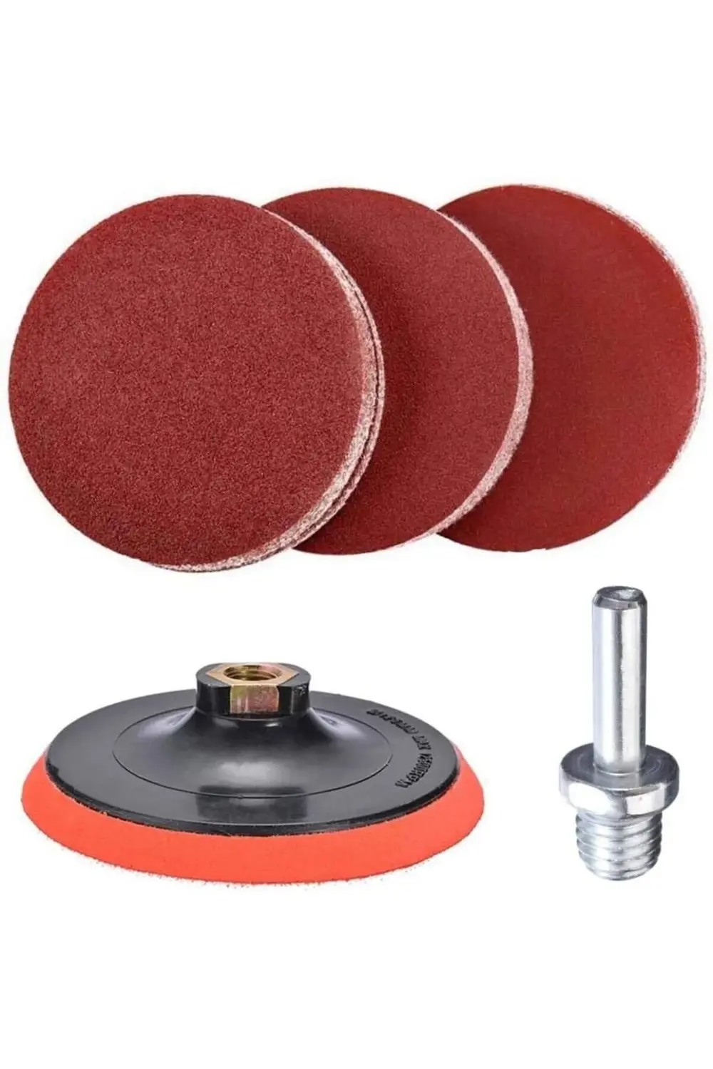 lvnshop Zımpara Seti Avuç Taşlama Spiral Ahşap Zımparalama + Matk